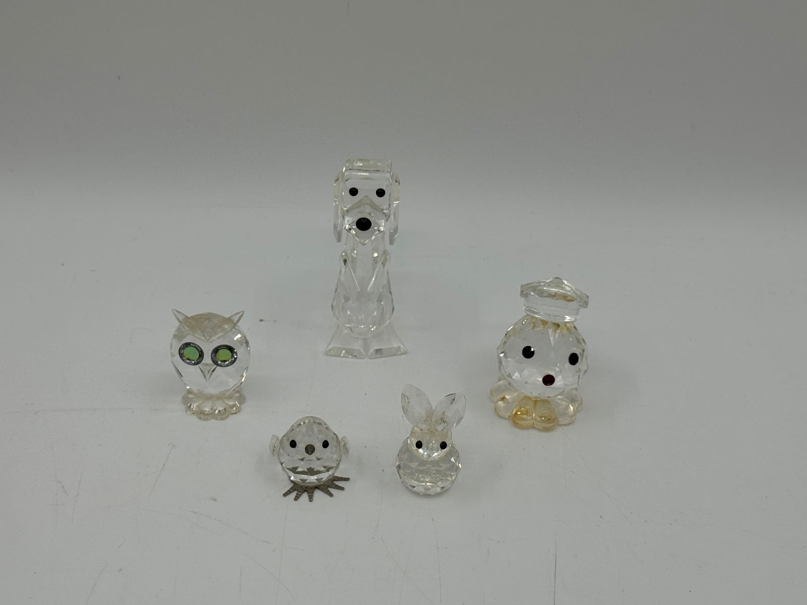 Swarovski Crystal Animal Figurines, Set of 5 (1 of 3)
