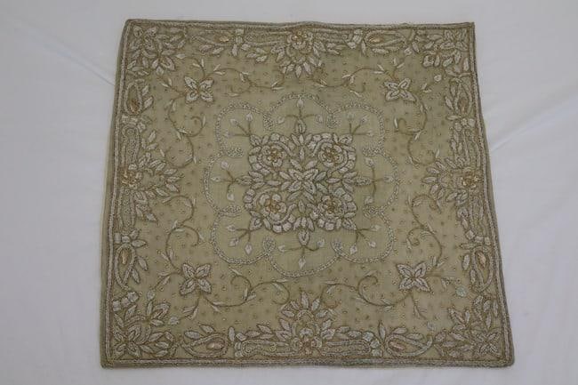 Indian Made Hand Embroidered Pillow Case. (1 of 1)