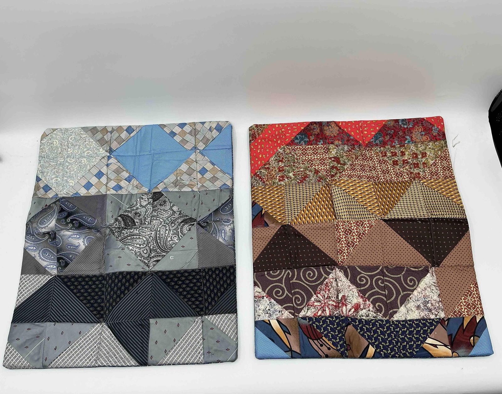 Handmade Quilts from Vintage Silk Neckties (1 of 4)