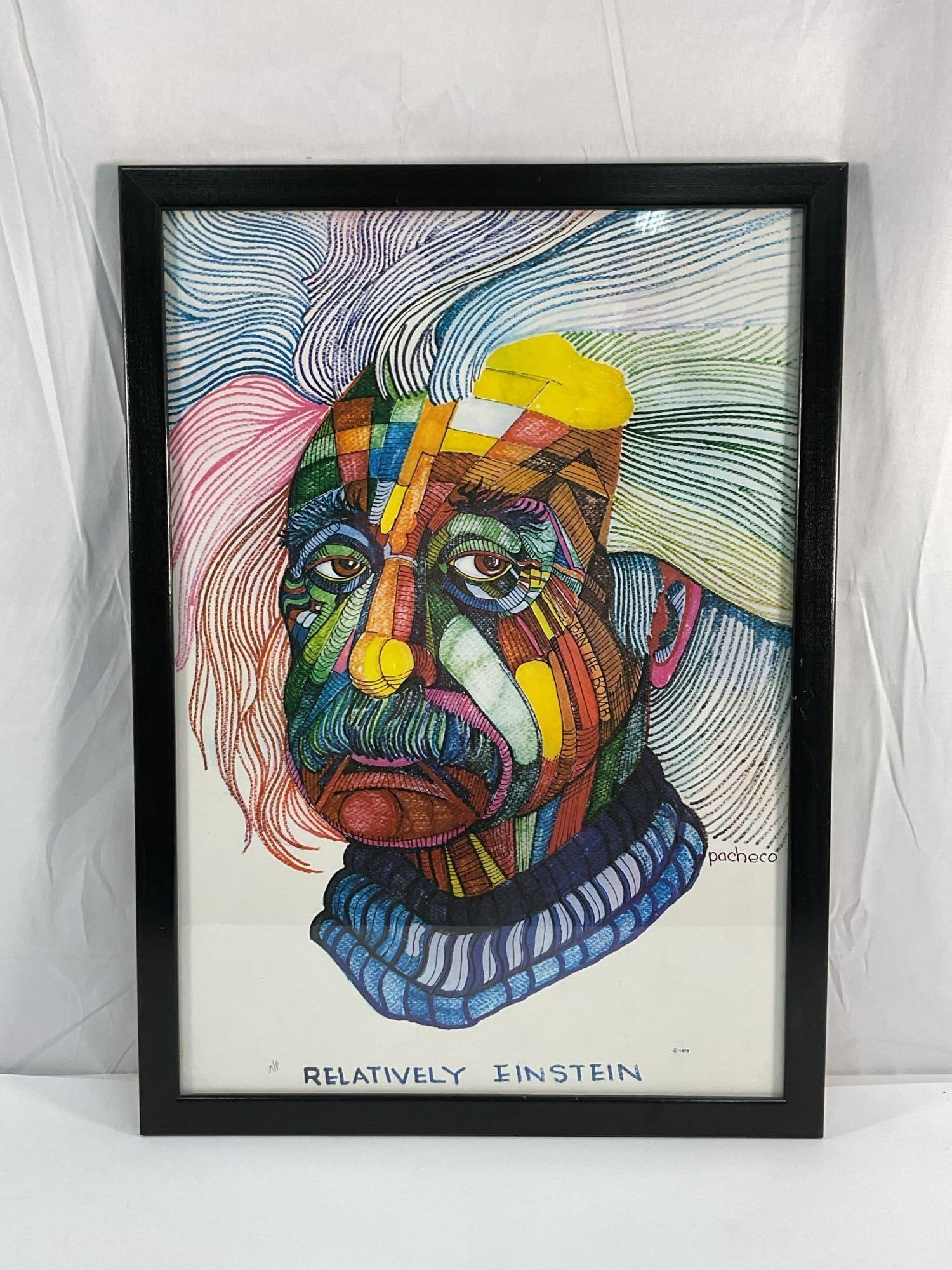 "Relatively Einstein" By Ferdie Pacheco(American, 1927-2017) Lithograph (1 of 3)