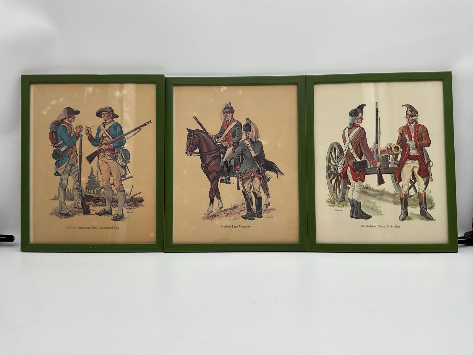 Revolutionary War Soldier Prints Set of 3 (1 of 3)