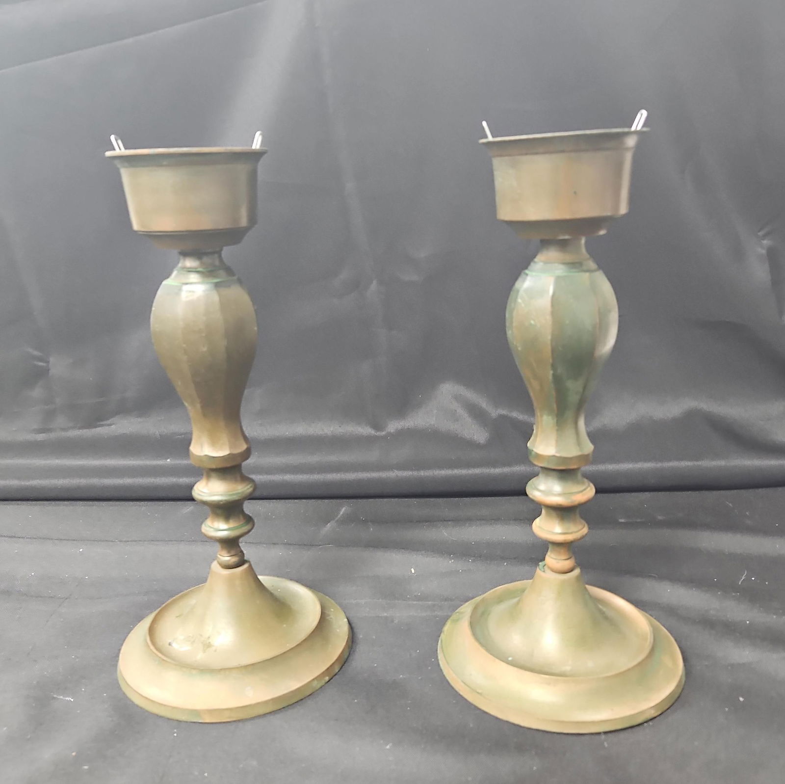 Pair of Vintage Brass Candlesticks (1 of 3)