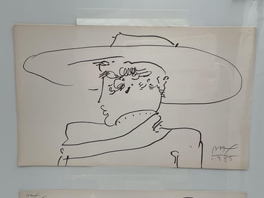 Original Ink Drawing By Peter Max 4