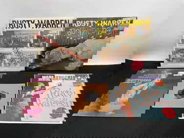 Rusty Warren Comedy LP and 45 RPM Record Lot – “Knockers Up?? and More