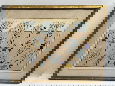 "Orchard of Lovers" by David Sharir (Israel, b.1938) Serigraph