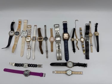 Lot of 20 Assorted Fashion & Vintage Watches