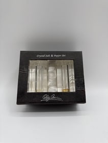 Oleg Cassini Crystal Salt & Pepper Set