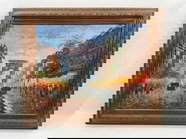 Paris Street Scene by W. Matthews