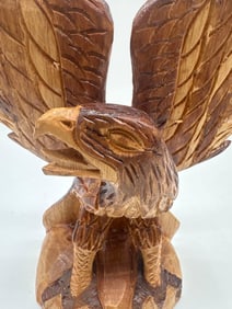 Hand-Carved Wooden Eagle – Jamaica 2016