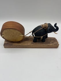 "SiamClock" Elephant Desk Clock