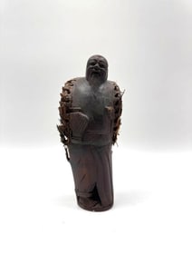 Hand-carved Asian Figure