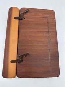 Wooden Cover Sketchbook or Journal with Tree Etching by Bison Trading Washington