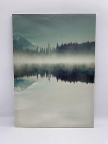 Misty Forest Reflection
