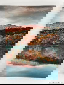 Tranquil Autumn Hillside Giclee