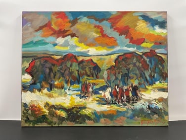 "Cavaliers Horses" by Gaspar Cunta