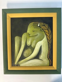 Angel De La Fe (Cuban) Oil on Canvas