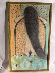 Surrealist Composition by Edel Bordon (Cuban, b.1953) Oil on canvas