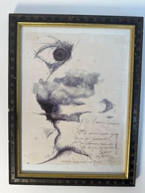 "Abstract Whimsy" by Selmo Martinez (Paraguay) Ink Drawing