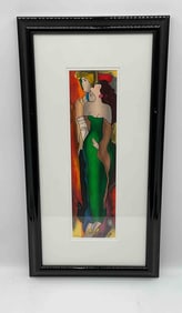 "Choplin's Concert" Linda Le Kinff (France, b.1949) w/ Papers