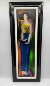 "Corset Juane" Linda Le Kinff (France, b.1949) Serigraph w/Papers