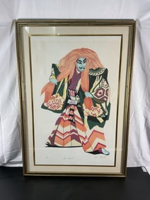 "Shiryabyashi" by Roger Merritt (American) Lithograph