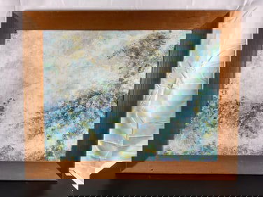 Abstract Landscape Oil on Board