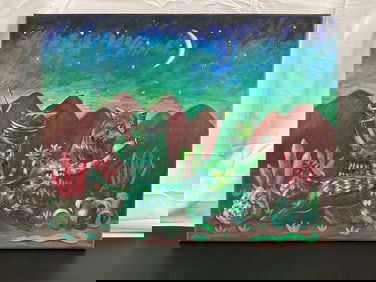 Phil Musen (American, b.1985) Oil on Canvas