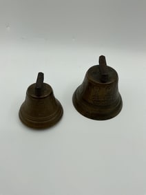 Two Antique Bronze Bells