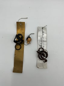 Pair of Japanese Figural Bells – Samurai and Snail