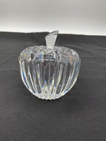 Crystal Apple Paperweight