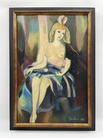 Seated Nude with Rabbit Ears, 1995