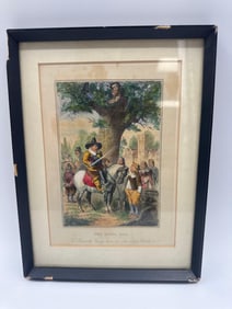 "The Royal Oak" by John Leech (England, 1817-1864) Etching