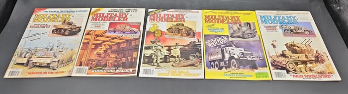 Lot of 5 Military Modeler Magazines