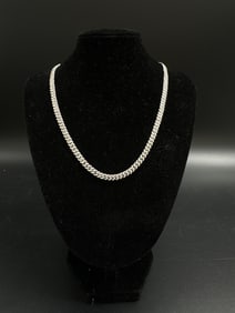 18kt Diamond Cuban Link Chain