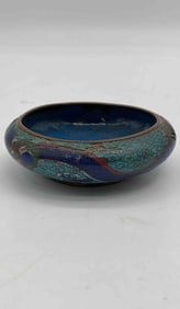 Chinese Cloisonné Enamel Bowl with Dragon Motif