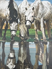 Fran Bull Horses of the Camargue Hand Signed & Numbered ART