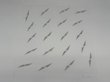 Tess Mistral Jaray Encounter H/S Numbered Etching Abstract Art