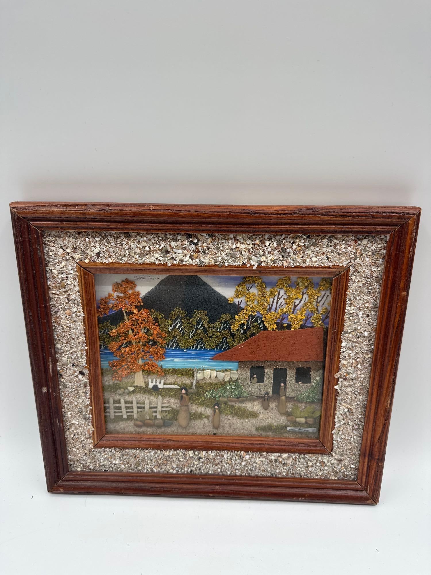 Costa Rica Volcán Arenal Scene by artist Rafael Rodriguez Campos (1 of 5)