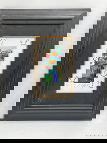 "Vase of Flowers" by Peter Max (German/American, b.1937) Serigraph With Remarque: Boldly colored still life depicting vibrant tulips in a vase, surrounded by hand-drawn remarque stars and circles. Signed and numbered by the artist. Dimensions: H:24in L:19in Medium: Serigraph with r