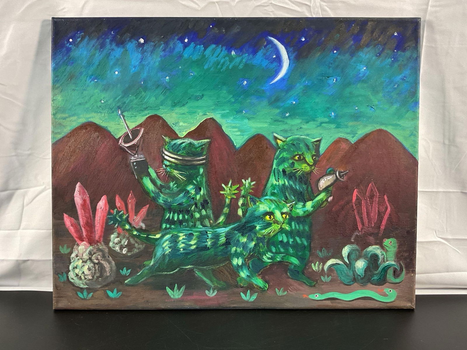 Phil Musen (American, b.1985) Oil on Canvas (1 of 2)