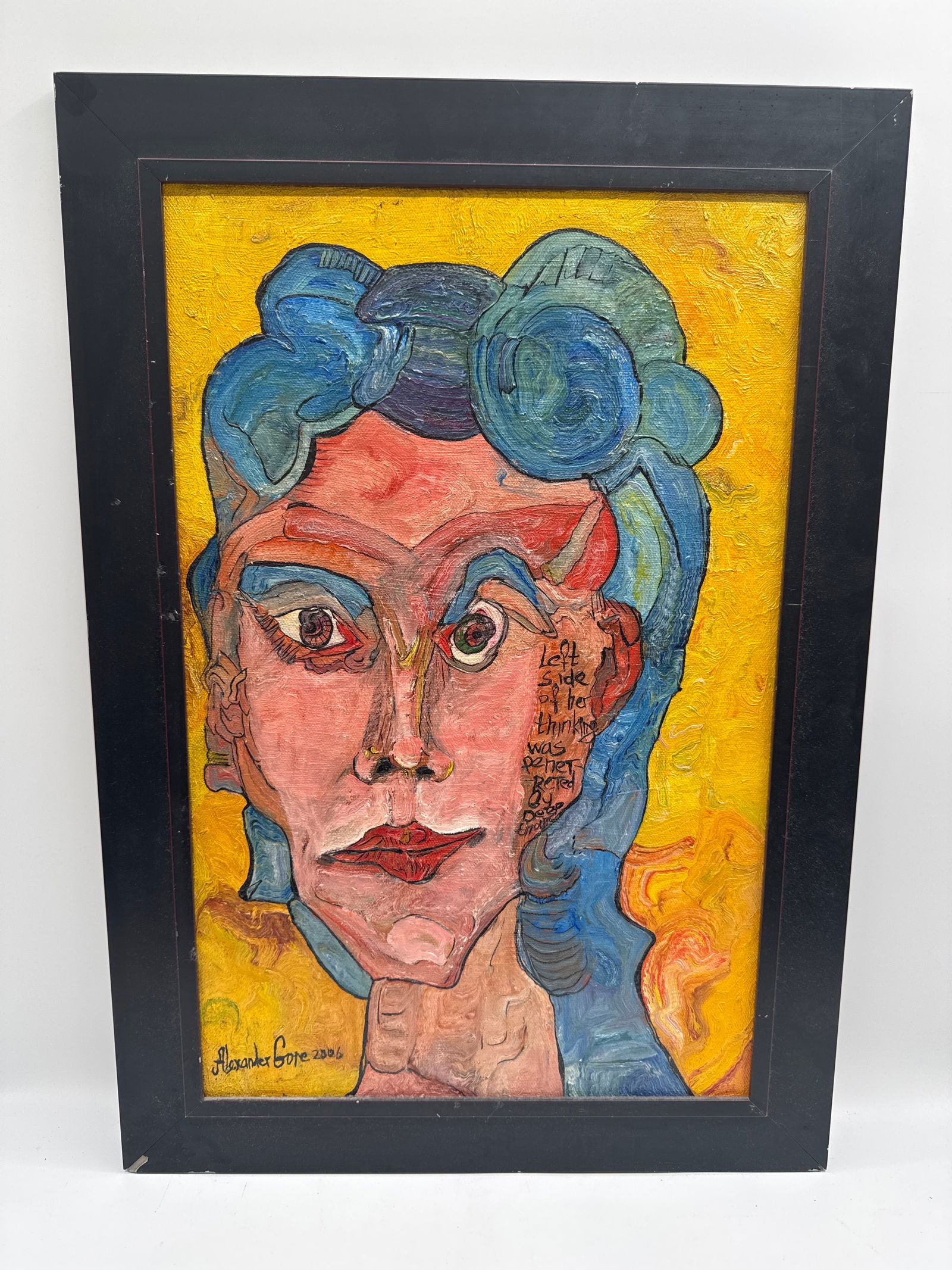 Alexander Gore, Abstract Portrait, Oil on Canvas, 2006 (1 of 3)