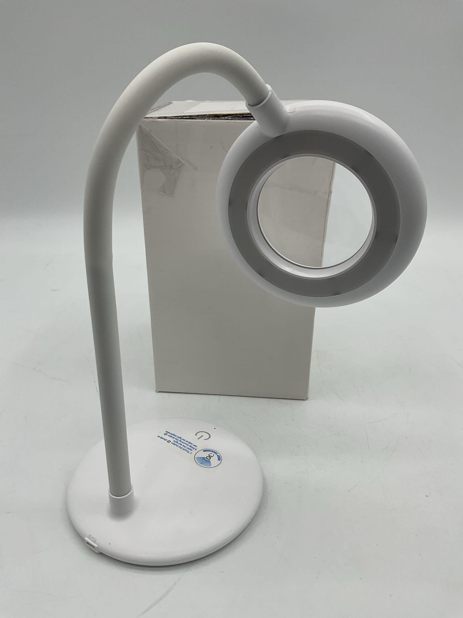 LED Magnifying Lamp with Adjustable Gooseneck (1 of 2)