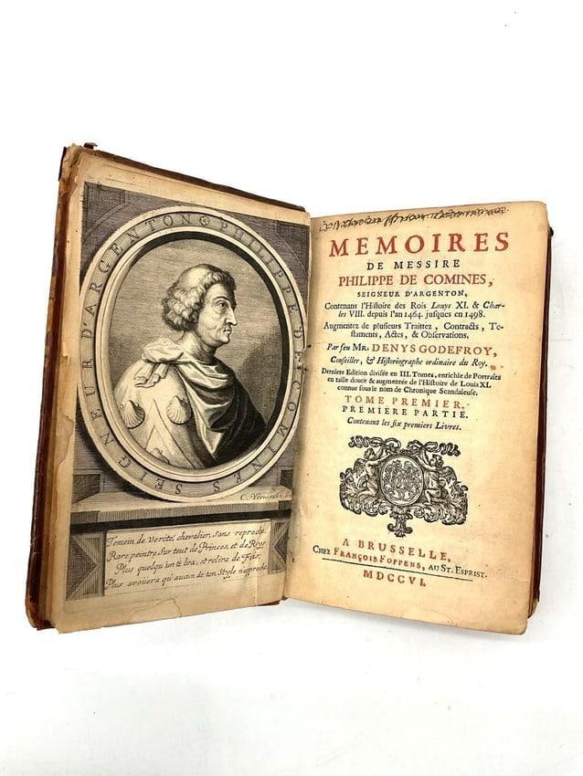Mémoires de Messire Philippe de Comines, Seigneur d'Argenton, (1 of 4)