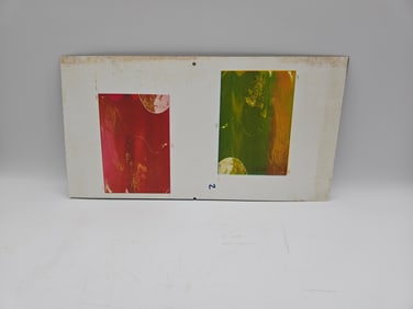 Abstract Color Blocks on Board