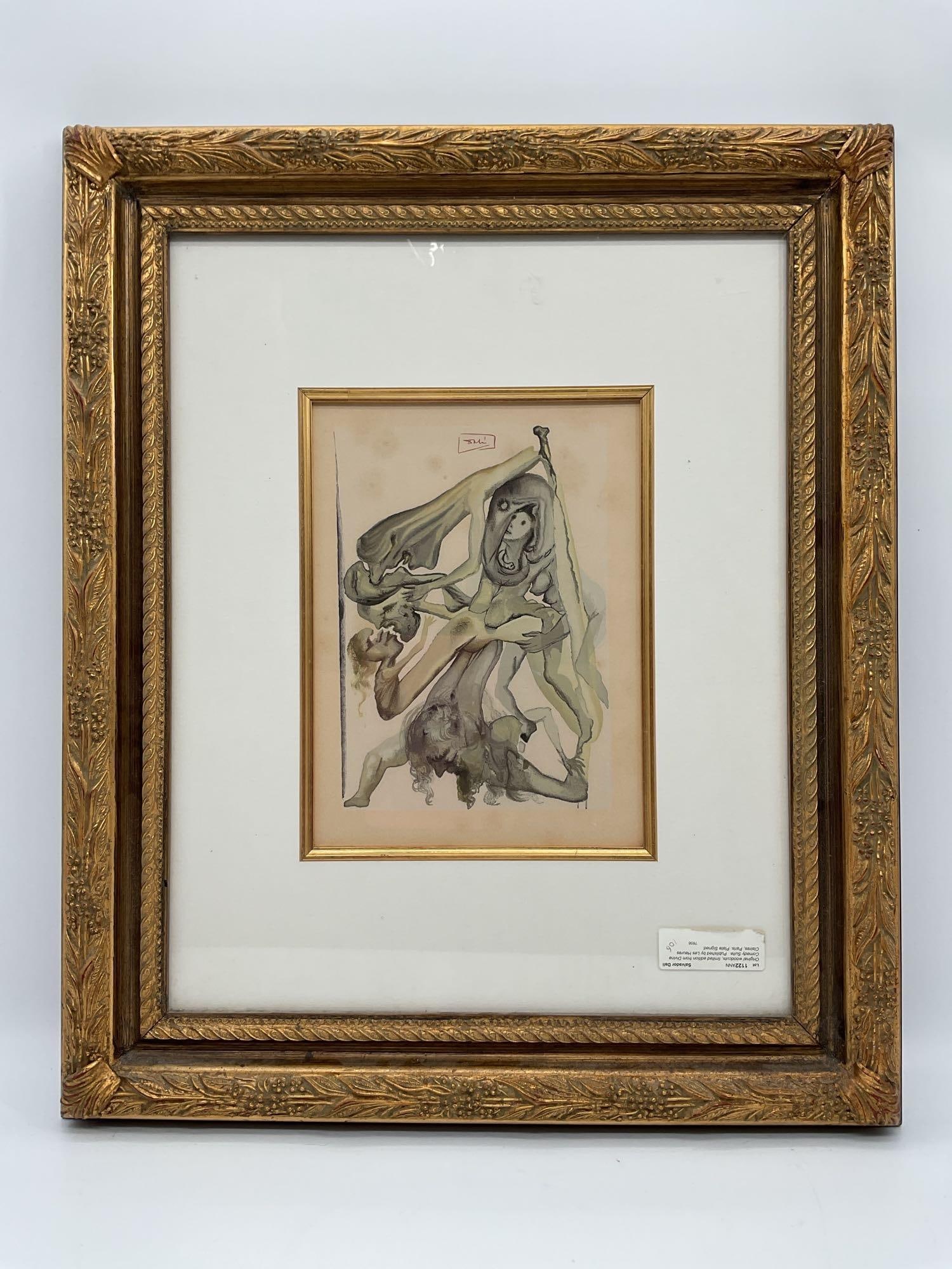 Hell Canto 4 "News of the Lower Depths of Hell" by Salvador Dali (1 of 5)