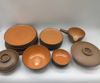 Heath Stoneware USA "Mojave" Dinnerware Set, 26 Pieces