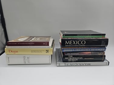 Collection of 11 Art and Museum Exhibition Books