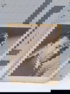 Jack Dempsey Signed Photograph with JSA Authentication: Vintage sepia-tone portrait of boxing legend Jack Dempsey, personally inscribed and signed on the lower right. The piece