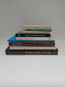 Set of 9 Art Reference Books on European Masters and Art History