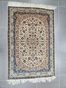 Fine Handmade Nain Rug, Made in Iran
